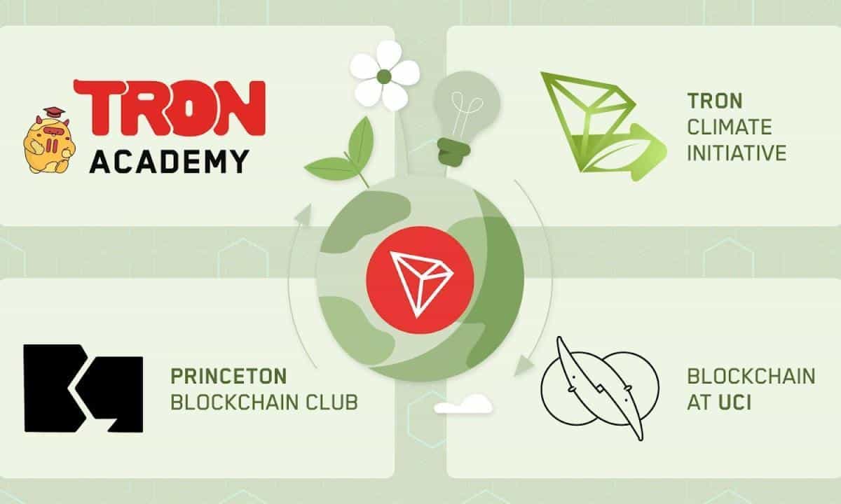 TRON Academy sponsors Princeton Blockchain Club, and Partners with TRON Climate Initiative