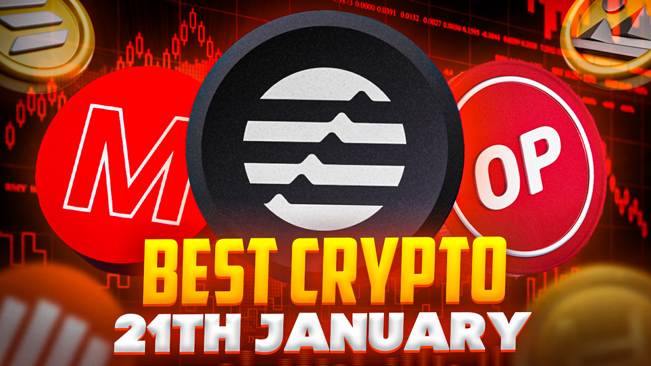 21 January – Best Crypto to Buy Today – APTOS and MEMAG, OP. CCHG, SOL. RIA, MANA. TARO. D2T