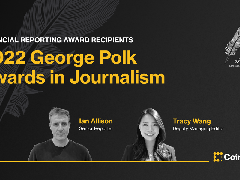 CoinDesk wins a Polk Award for Explosive FX Coverage